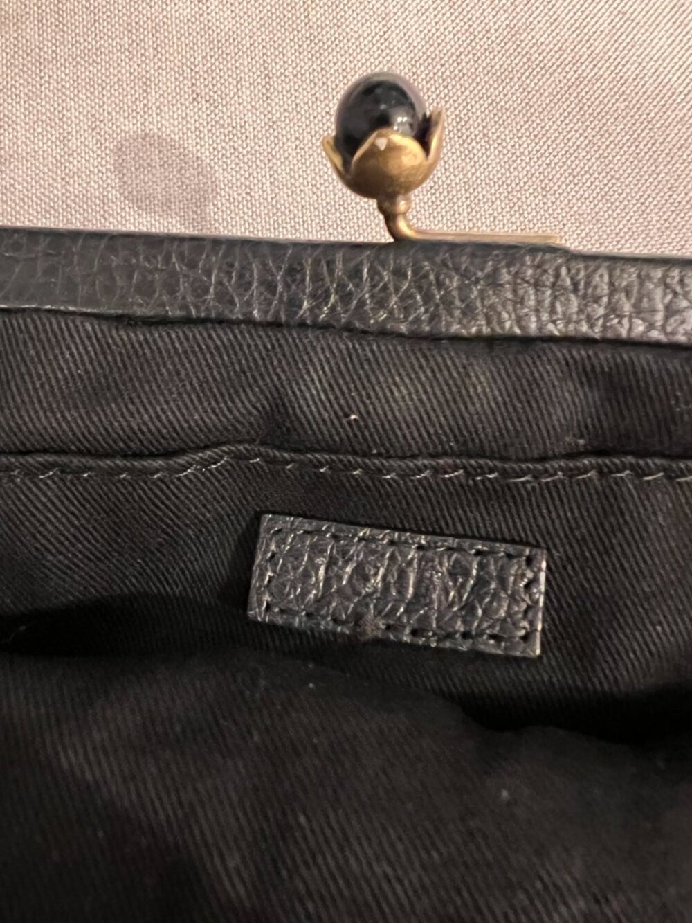 Jcrew black & white tweed clutch purse - Picture 2 of 6